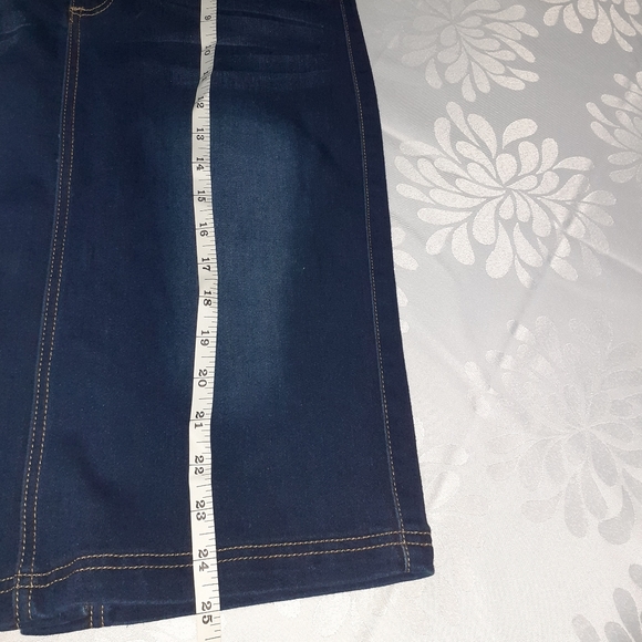 Dark Denim Jean Skirt - Picture 7 of 8